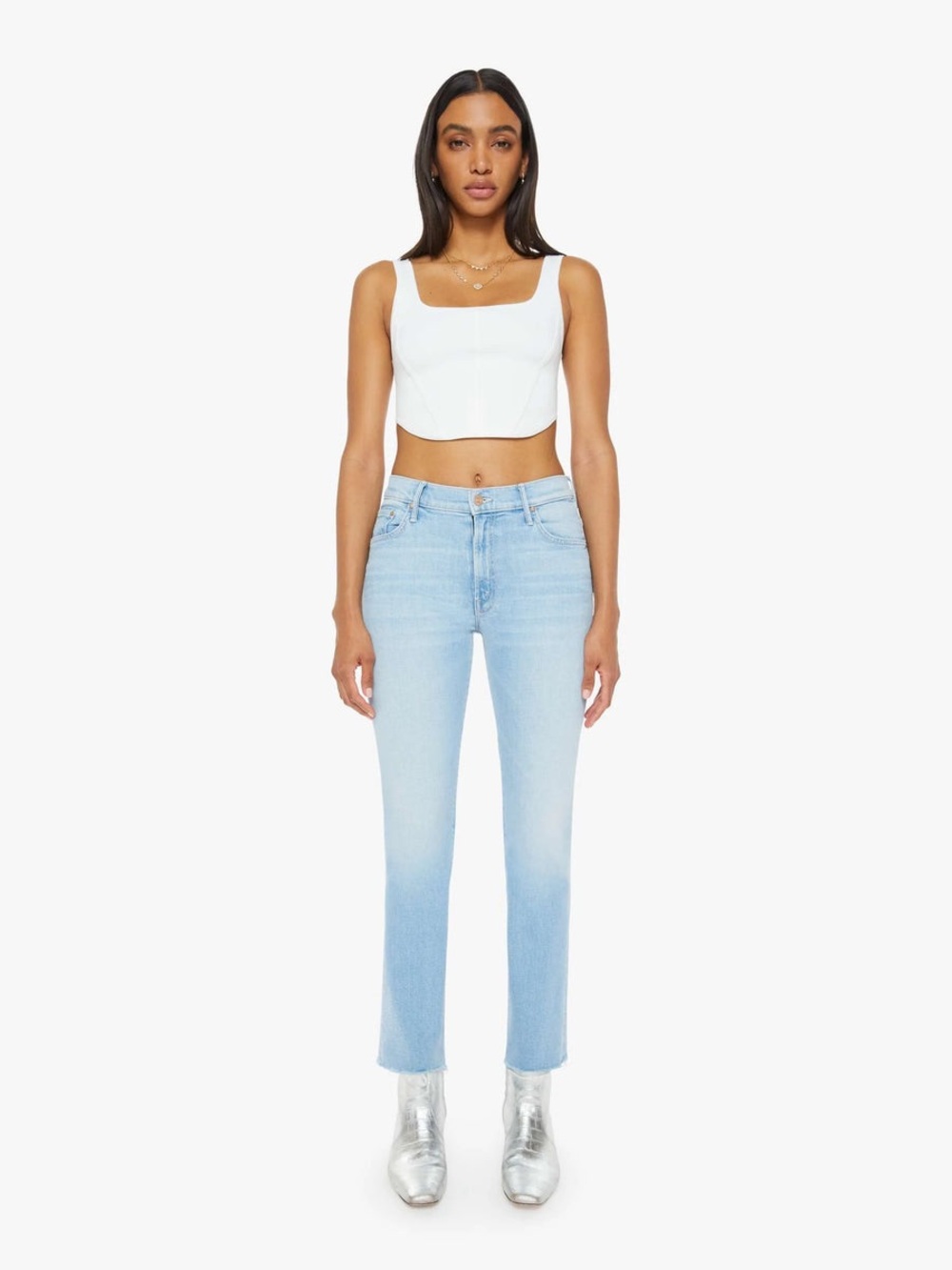 MOTHER The Insider Ankle Fray Friendly Reminder Size 25